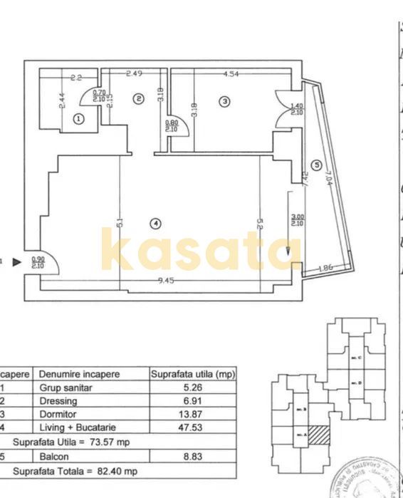 Apartament de vanzare – 2 Camere | Zona de Nord | Complex Upground - Poză 8