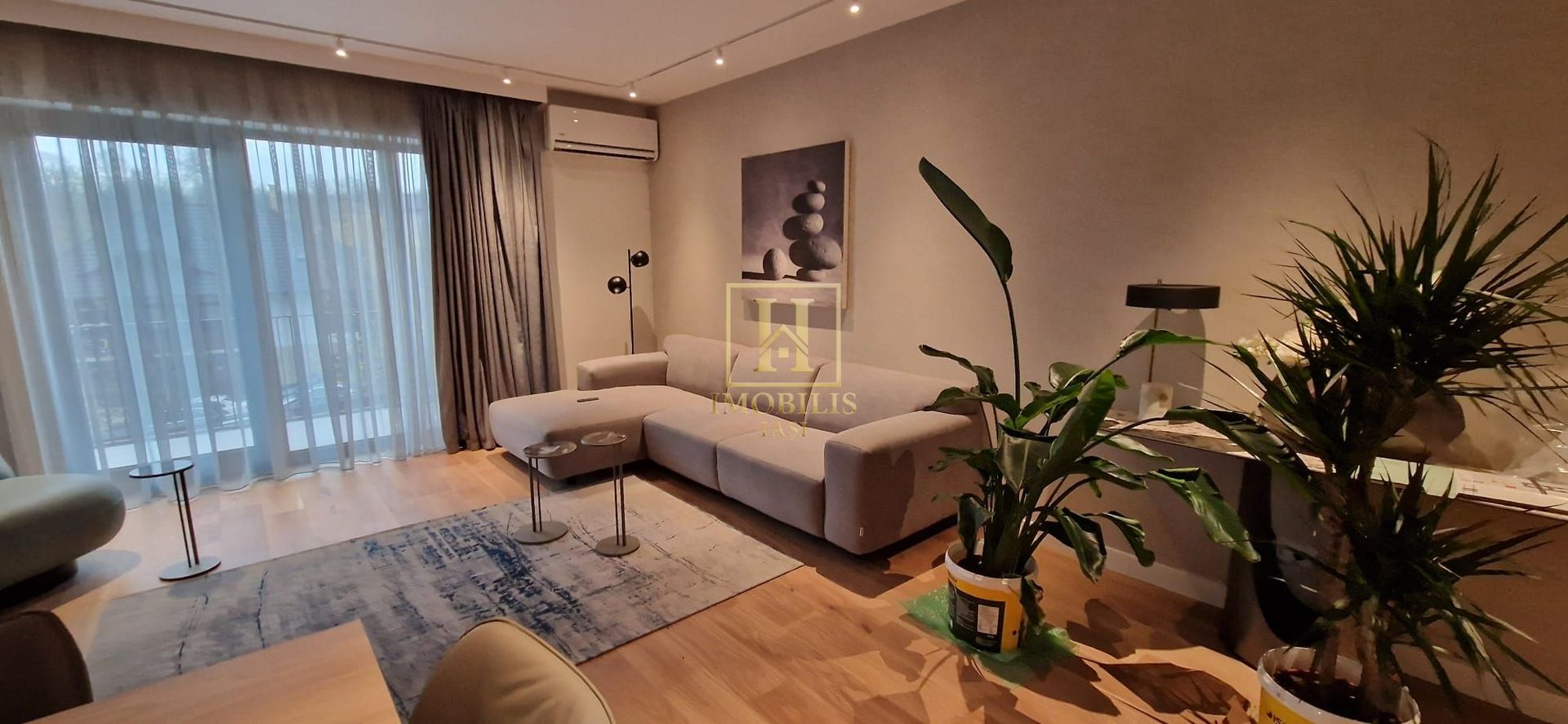 Apartament NOU 2 camere open space 43 mp Bucium 66500 euro - Poză 3