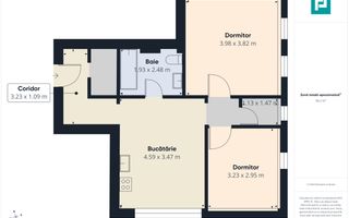 Apartament modern cu 3 camere în Alfa - Poză 7