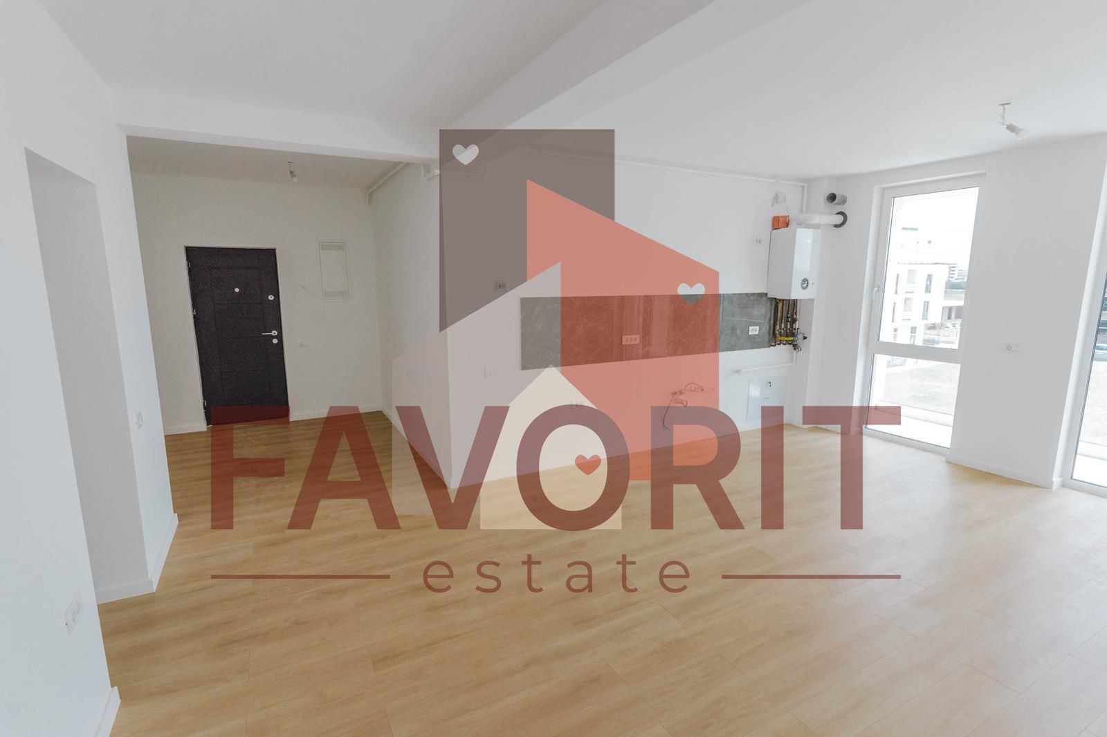 2 camere | etaj 2/3 | bloc nou | zona excelenta | loc de parcare - Poză 3