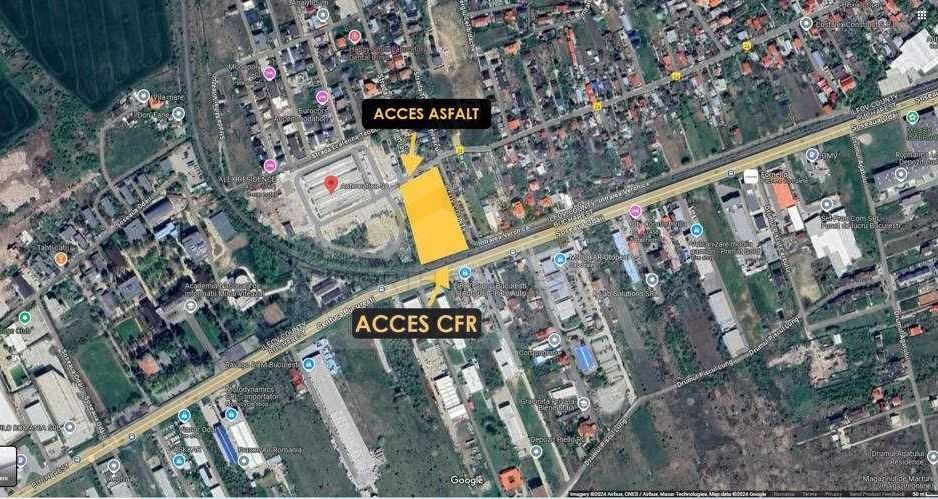 🏷️ Teren de vânzare / Inchiriere – Otopeni, Șos. Odăi – 8551 mp - Poză 3