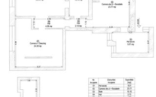 Apartament 110 mp utili ,  LUX  boxa , curte acces auto Balcescu - Poză 30