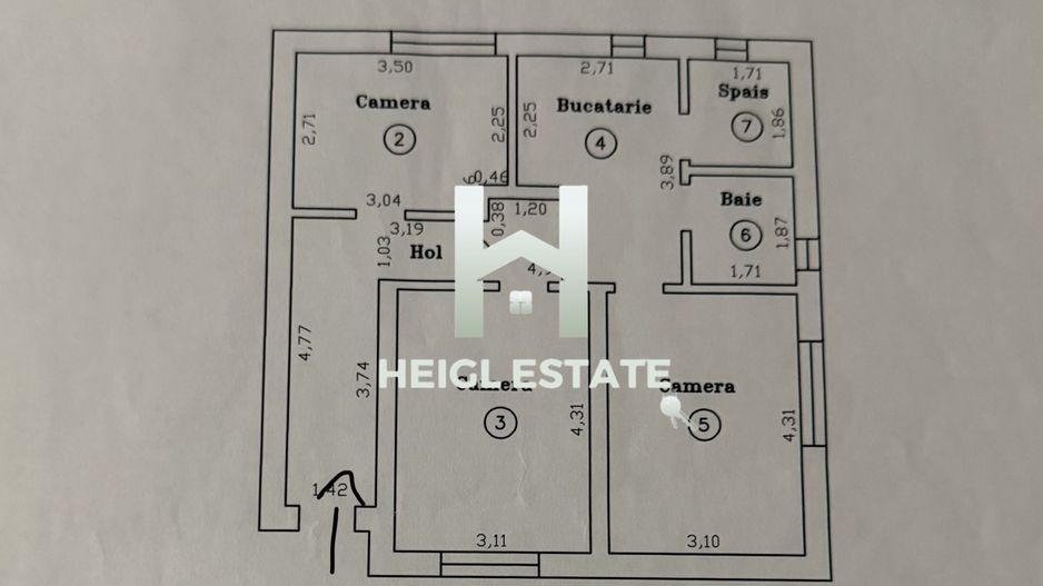 Apartament decomandat cu 3 camere in Sanandrei comision 0 - Poză 16