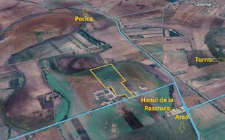 De vanzare Teren Extravilan comasat Santoma Arad, potential dezvoltare - Poză 2