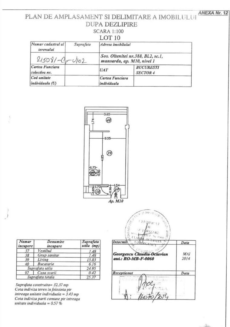 Duplex luminos | Orientare Sud | Centrală proprie | Apărătorii Patriei - Poză 13