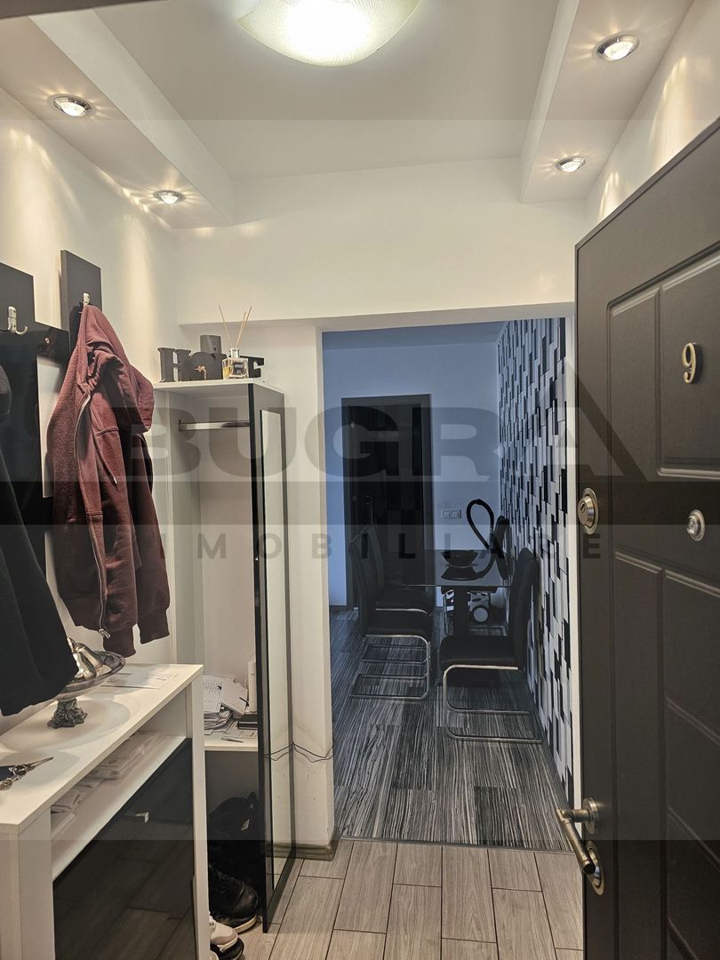 Apartament de 2 camere, modern, 50mp, parcare, zona Penny Apahida - Poză 8