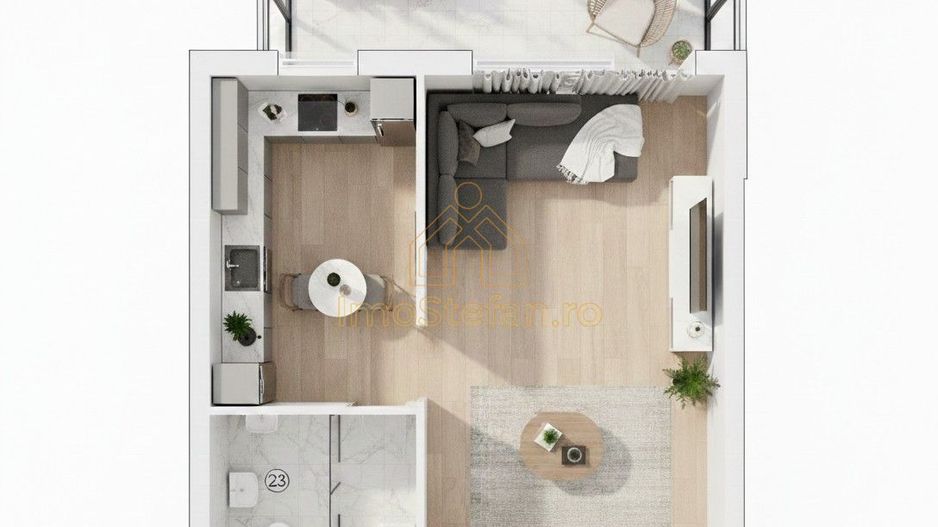 Studio Mamaia Nord Mobilat Utilat | Gaz | 2 Lifturi | Zona Profi - Poză 3