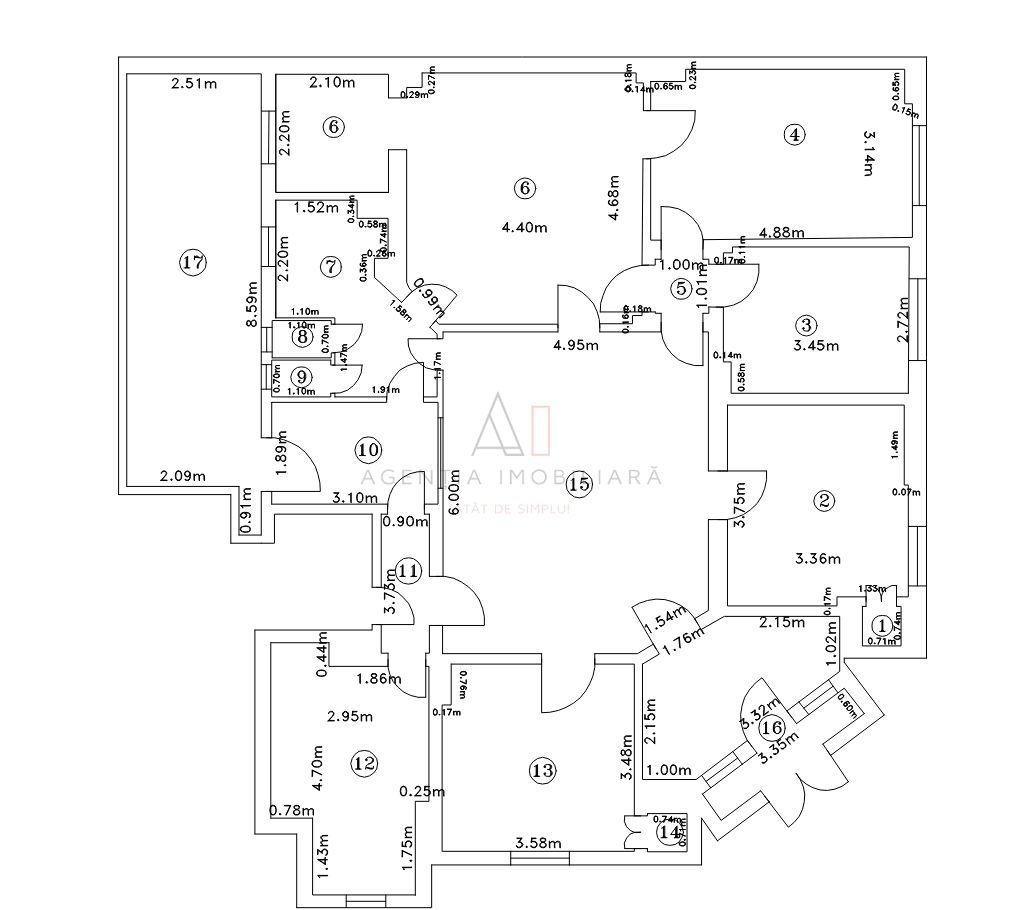 Calea Plevnei 135 – apartament la parter într-un monument istoric - Poză 19