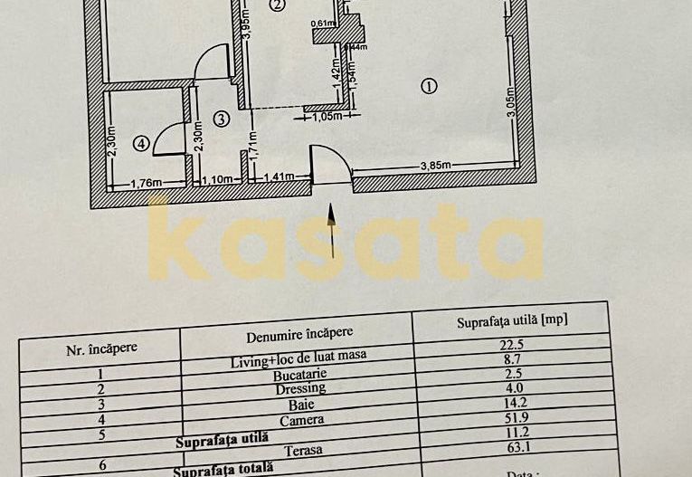 Apartament cu 2 camere, terasă spațioasă, aproape de Parcul Herastrau - Poză 6