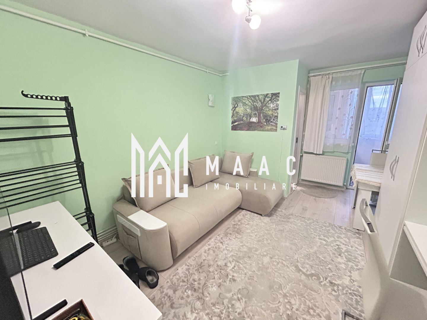 Garsonieră cu Balcon | Etaj 2 | Mobilată și utilată | Cisnădie - Poză 1