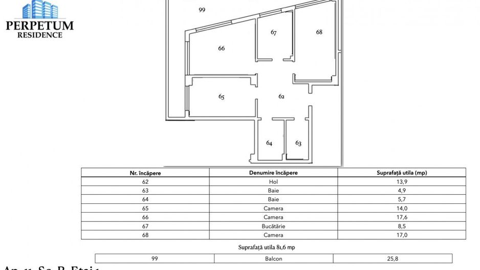 Tomis Nord - Vanzare apartament decomandat cu 3 camere, bloc nou. - Poză 3