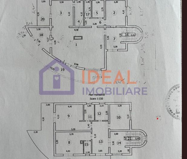 Casă deosebită, cu 5 camere, cu teren de 1132 mp – Cisnădioara - Schiță 27