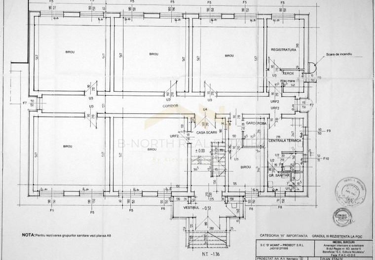 Spații birouri Grozăvești – Regie | 25–350 mp | De la 5,5 €/mp + mentenanță - Poză 9