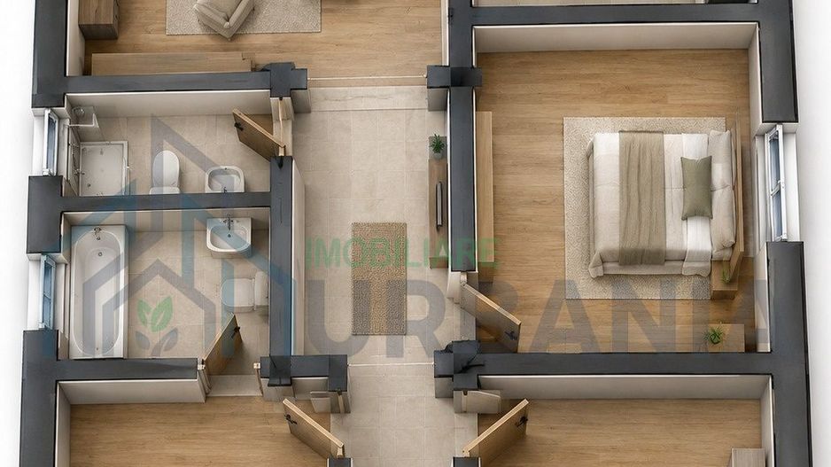 Casă de vânzare în Barnova Pietraria, 4 camere, 125 mp construiți - Poză 2