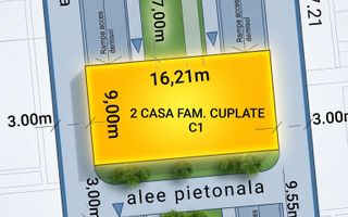 Duplex semifinisat, zona Stadionului de Fotbal, Florești - Schiță 8