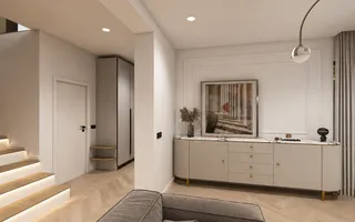 Vila individuala, 4 camere + dressing, finisaje de top, loc de parcare - Poză 11