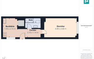 Apartament cu o cameră zona Vârful cu Dor - Poză 7