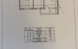 MUTARE RAPIDA! Apartament 2 camere decomandat, Popești-Leordeni, STB - Schiță 8