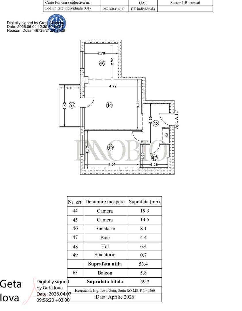 Apartament 2 camere | Imobil nou | 0% Comision | Atrium Plaza - Poză 14