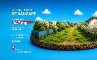 Teren Intravilan 947 mp, Bulevardul Principal / Comuna Berceni - Poză 1
