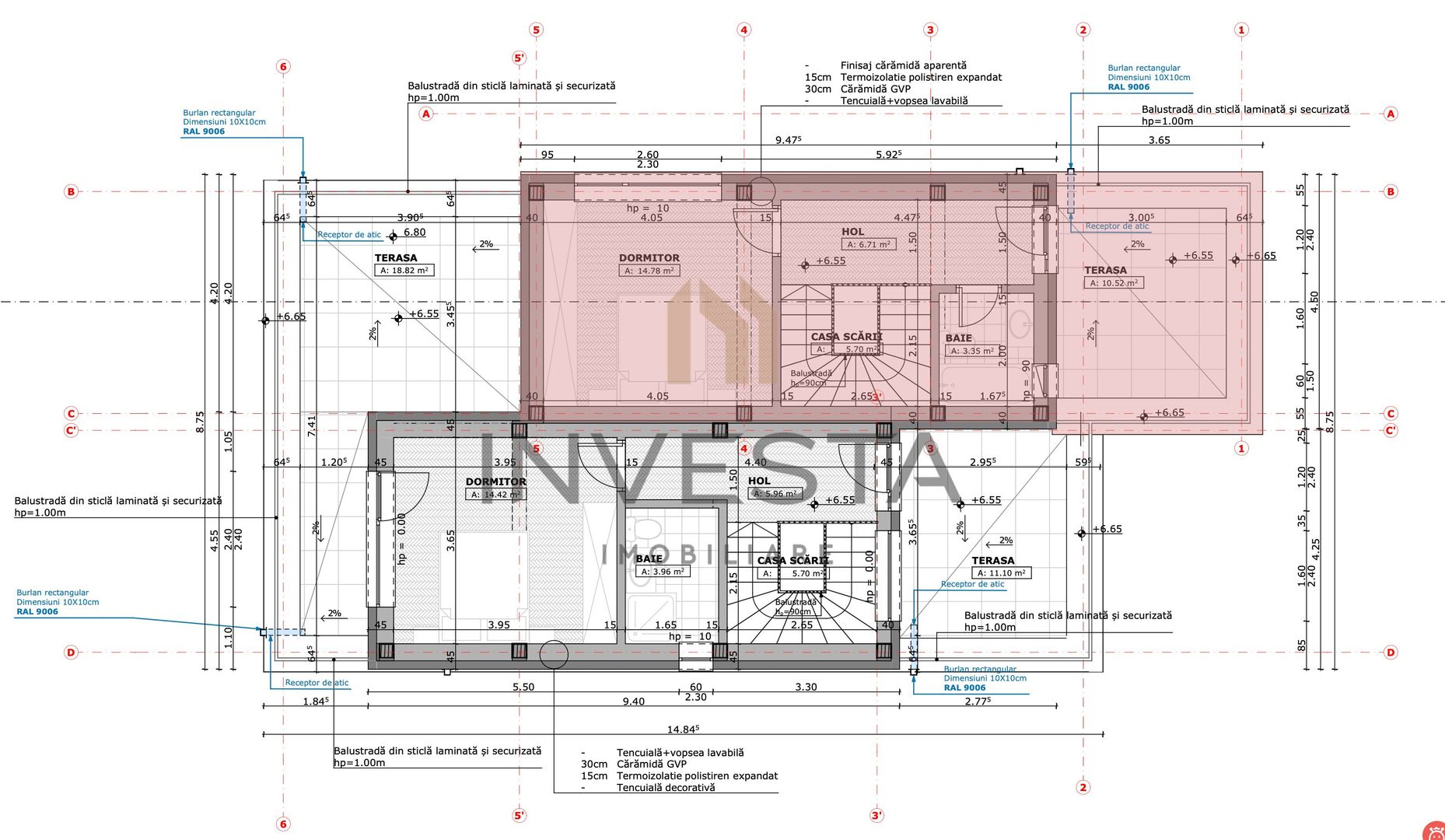 Duplex premium | 222 mp | curte si terase | Andrei Muresanu - Schiță 9
