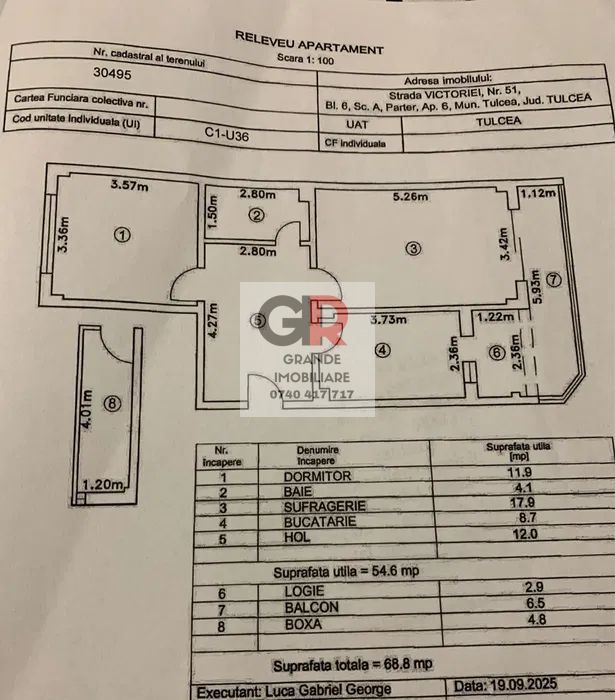 Str Victoriei - Apartament 2 cam decomandat Central - Poză 10