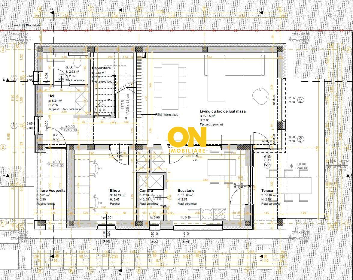 Casa 5 camere, 420 mp teren, finisaje la cheie, Cetate - Schiță 3