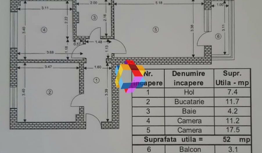 Apartament doua camere de vânzare Brasov, zona Astra, 52 mp, Plus-imo.ro - Poză 10