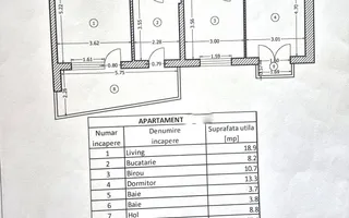 Apartament 3 camere de vânzare | Bloc nou | Parcare |  Rahova Salaj - Poză 13