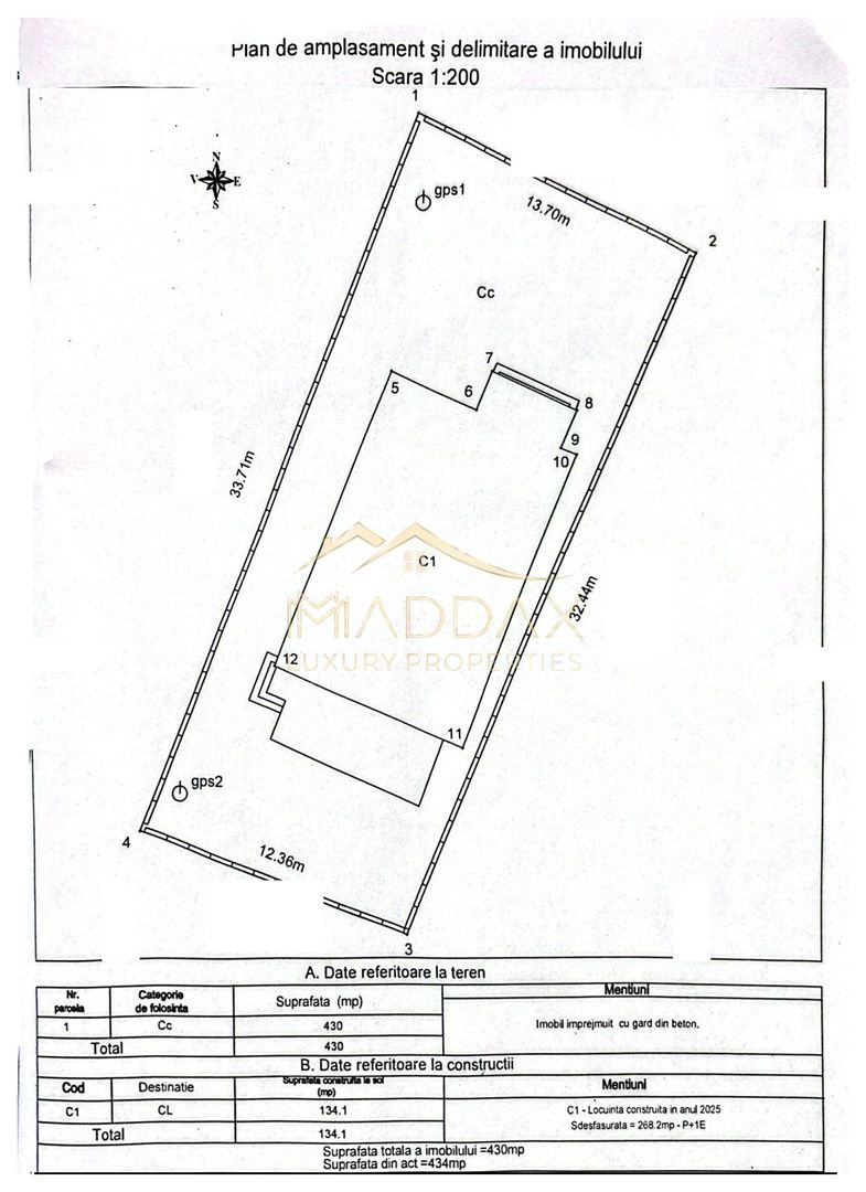 Vila individuala cu 6 camere // *224 mp* // 430mp teren // Pipera - Schiță 55
