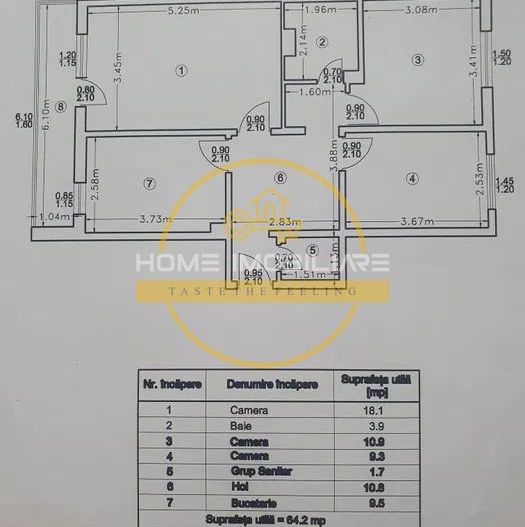 Apartament cu 3 camere/ Etajul 1/ 71mp/ zona Mircea cel Batran - Poză 8