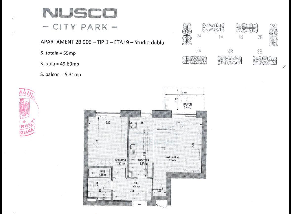 Studio dublu de vanzare I Nusco - Poză 9