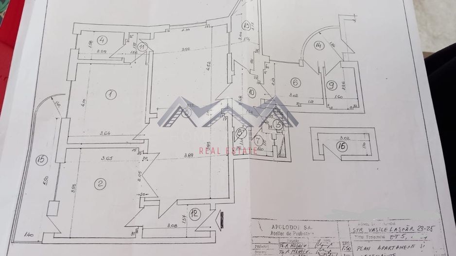 Apartament 3 camere – Ultracentral, Str. Vasile Lascăr - Poză 11