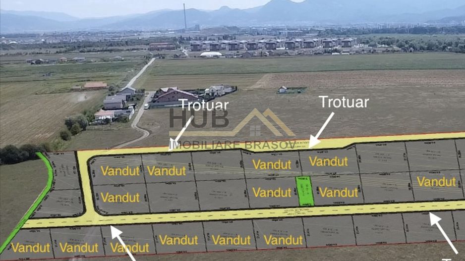 Loturi de Teren | Sanpetru | Drumu Cu Plopi | PUZ | 500mp - Poză 1