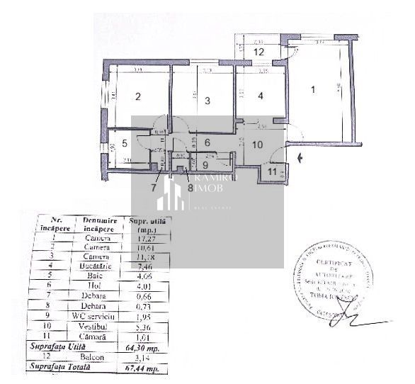 Apartament 3 camere decomandat -10 minute de metrou Aparatorii Patriei - Poză 3