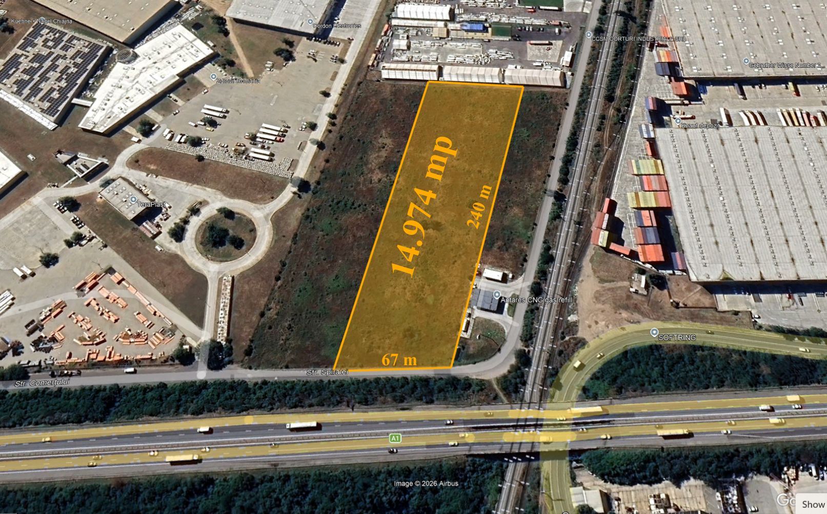 Teren industrial premium – A1 București–Pitești - 1,5 ha - Schiță 7