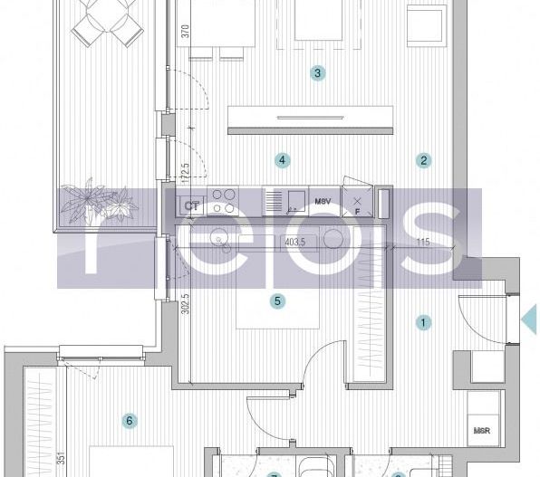 VANZARE APARTAMENT 3 CAMERE | STRAULESTI | 67MP | TERASA | COMPLEX NOU - Poză 19