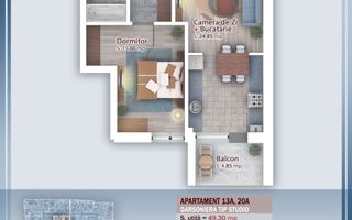 Apartament 2 camere Direct Dezvoltator Theodor Pallady - Poză 1