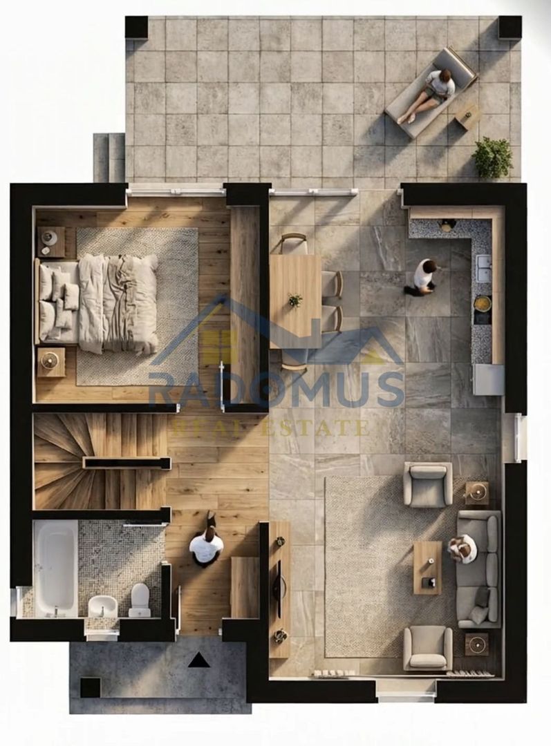 Casă P+M Berceni I 5 camere  I 2 Băi I 135 mp Utili I Teren 370 Mp I - Poză 8