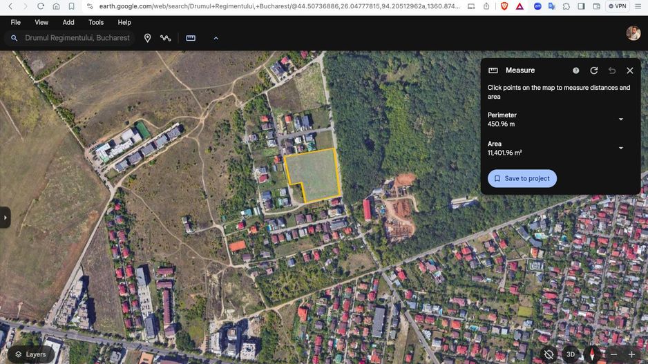 Teren Intravilan 11.401 mp Sectorul 1, Drumul Regimentului 91-93 - Poză 2