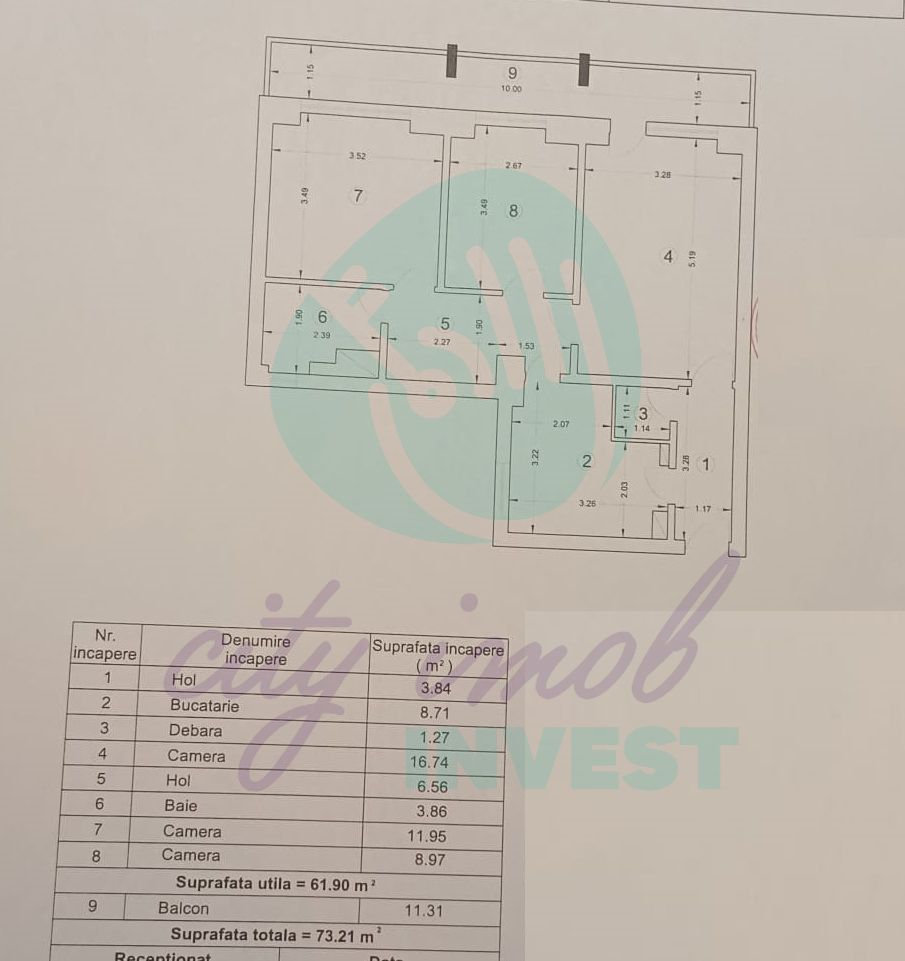 3 camere Obor | Vedere rond | Ideal locuință sau birou - Poză 3