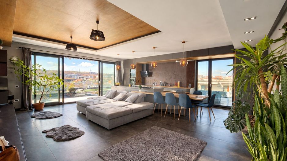 Penthouse 120 mp Borhanci | View panoramic | 2 parcări - Poză 1