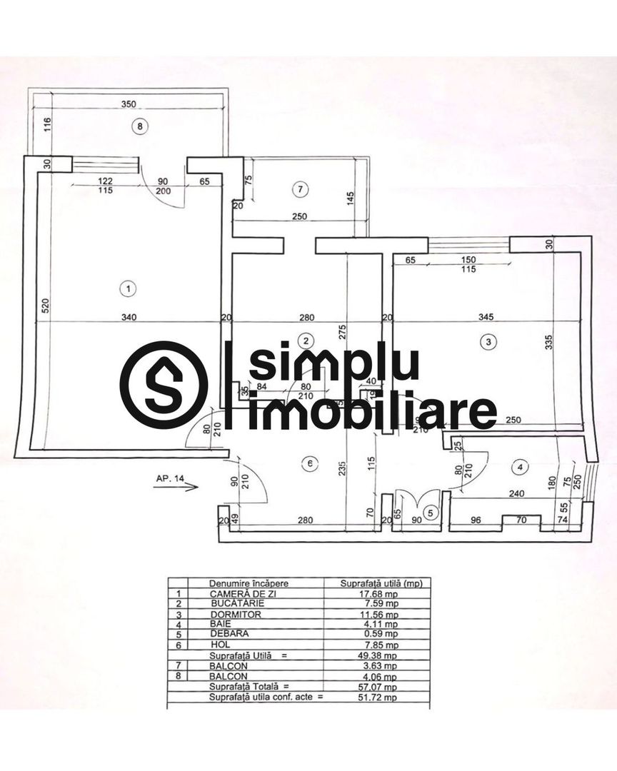 Apartament 2 camere Electroputere Mall - Lapus - Poză 8