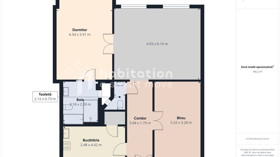 Apartament boem de închiriat 3 camere, 105mp–Iosefin, clădire istorică - Poză 27
