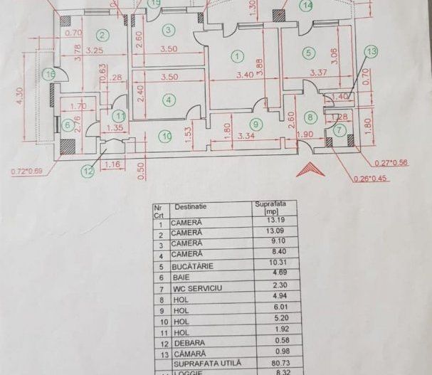 Apartament 3 camere Piata Alba Iulia - Poză 11