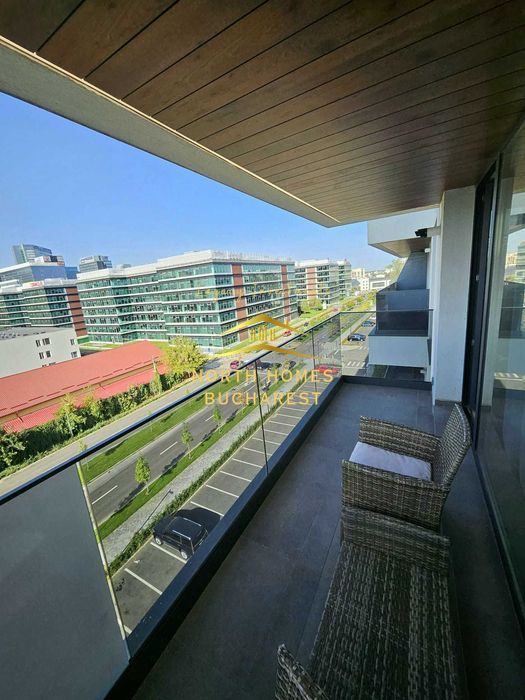 Apartament 2 Camere de Lux – Nusco City, Aviatiei | Terasă Panoramică - Poză 1