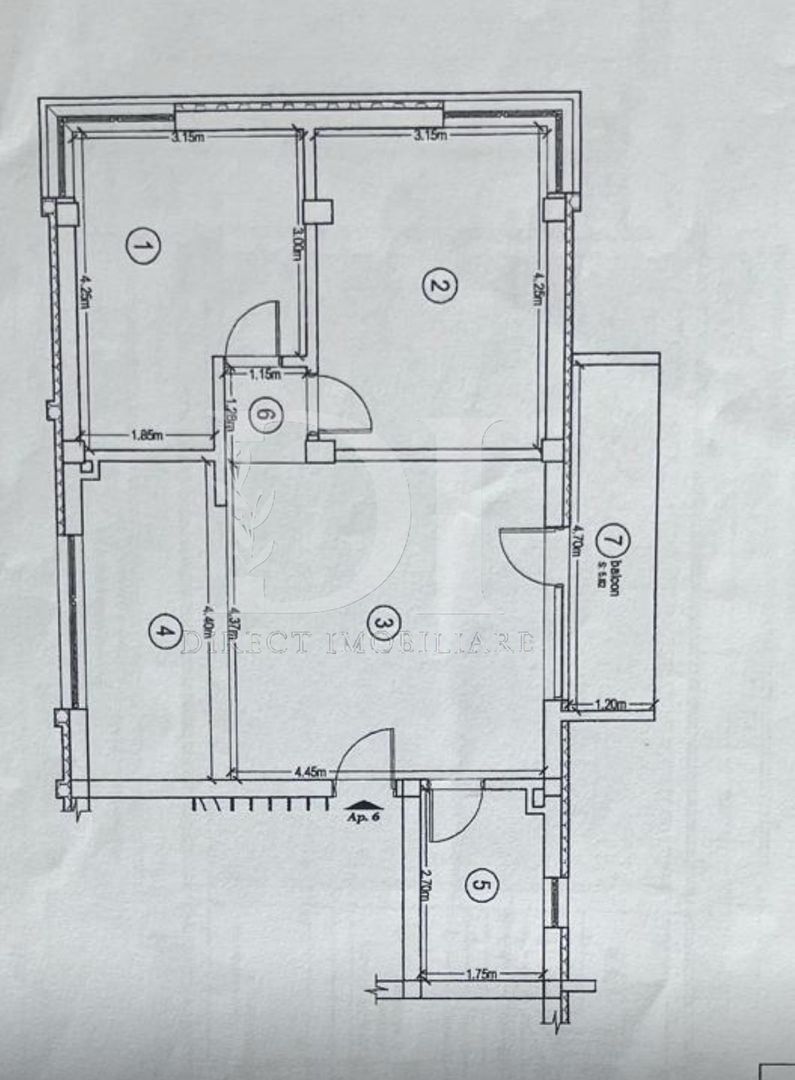 Apartament 3 camere de  vanzare | parcare si boxa incluse in pret - Poză 9