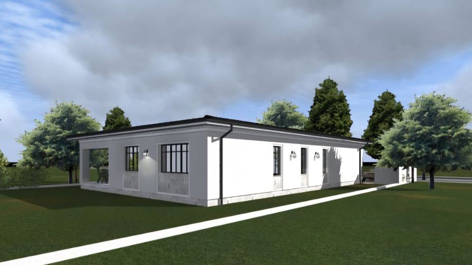 Locuinta individuala cu garaj- in stil mediteranean - Poză 14