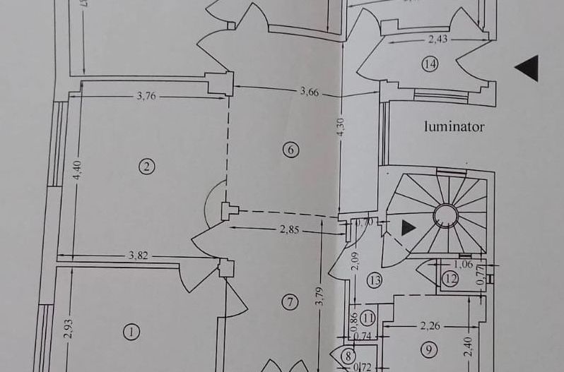 Apartament interbelic rar, perfect pentru birou avocat/notar - zona Unirii - Schiță 5