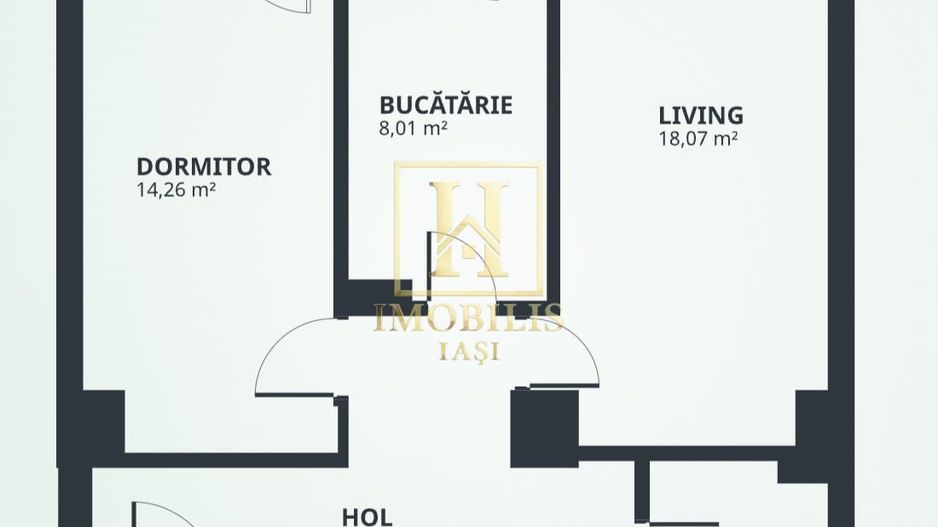 Ap.2 camere D.,et.3, 64.82mp, 150.753euro-Compex Rezidential Tatarasi - Poză 4